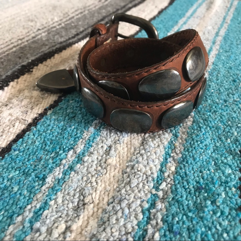 Vintage leather belt